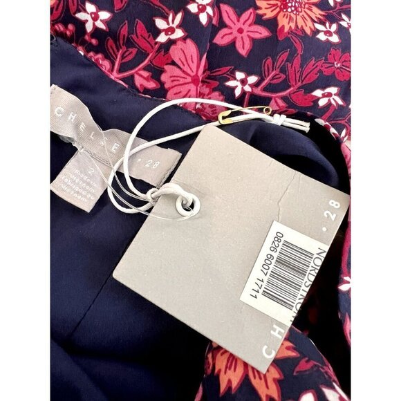 New Chelsea28 Size 2 Floral Print Halter Neck Midi Dress - Picture 4 of 13